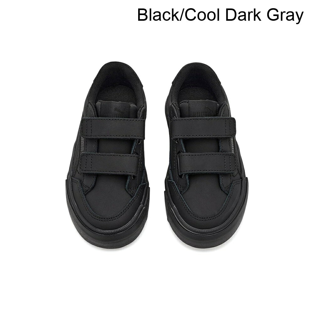 スウィートラグの(取寄) プーマ コートクラシックバルクフックアンドループ（リトルキッド） puma Court Classic Vulc Hook And Loop (Little Kid)｜アングル2