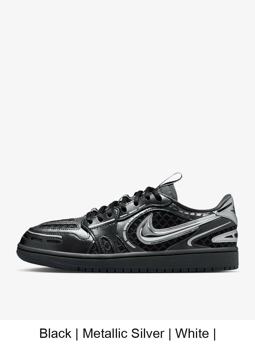 (取寄) ジョーダン レディース エアー ジョーダン ロウ メソッド オブ メイク Jordan Womens Air Jordan 1 Low Method Of Make HQ2186-001 Black | Metallic Silver | White | Anthracite