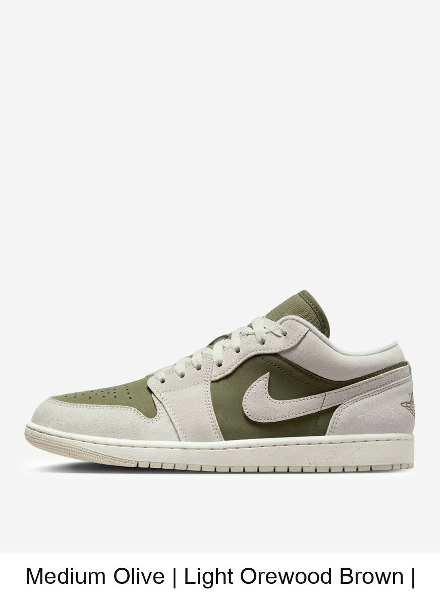 (取寄) ジョーダン メンズ エアー ジョーダン ロウ セ Jordan Mens Air Jordan 1 Low SE HV4089-201 Medium Olive | Light Orewood Brown | Sail