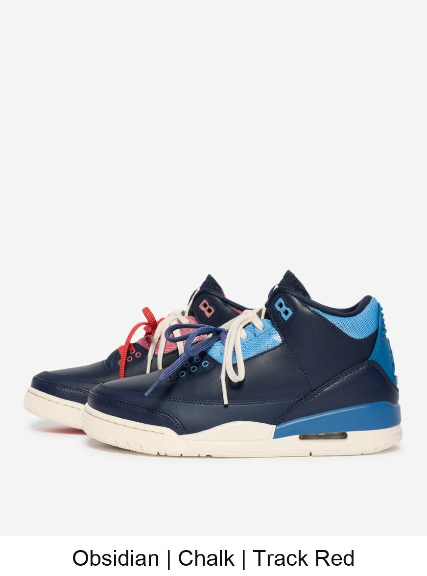 (取寄) ジョーダン レディース エアー ジョーダン 3 レトロ Jordan Womens Air Jordan 3 Retro "Sport Renaissance" CK9246-400 Obsidian | Chalk | Track Red
