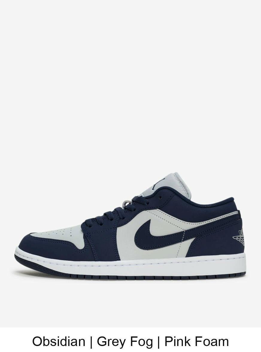(取寄) ジョーダン メンズ エアー ジョーダン ロウ Jordan Mens Air Jordan 1 Low IV6045-451 Obsidian | Grey Fog | Pink Foam