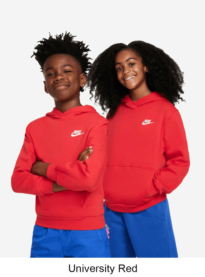 (取寄) ナイキ ビッグキッズ NSW クラブ フリース ブーディ Nike Big Kids NSW Clu...