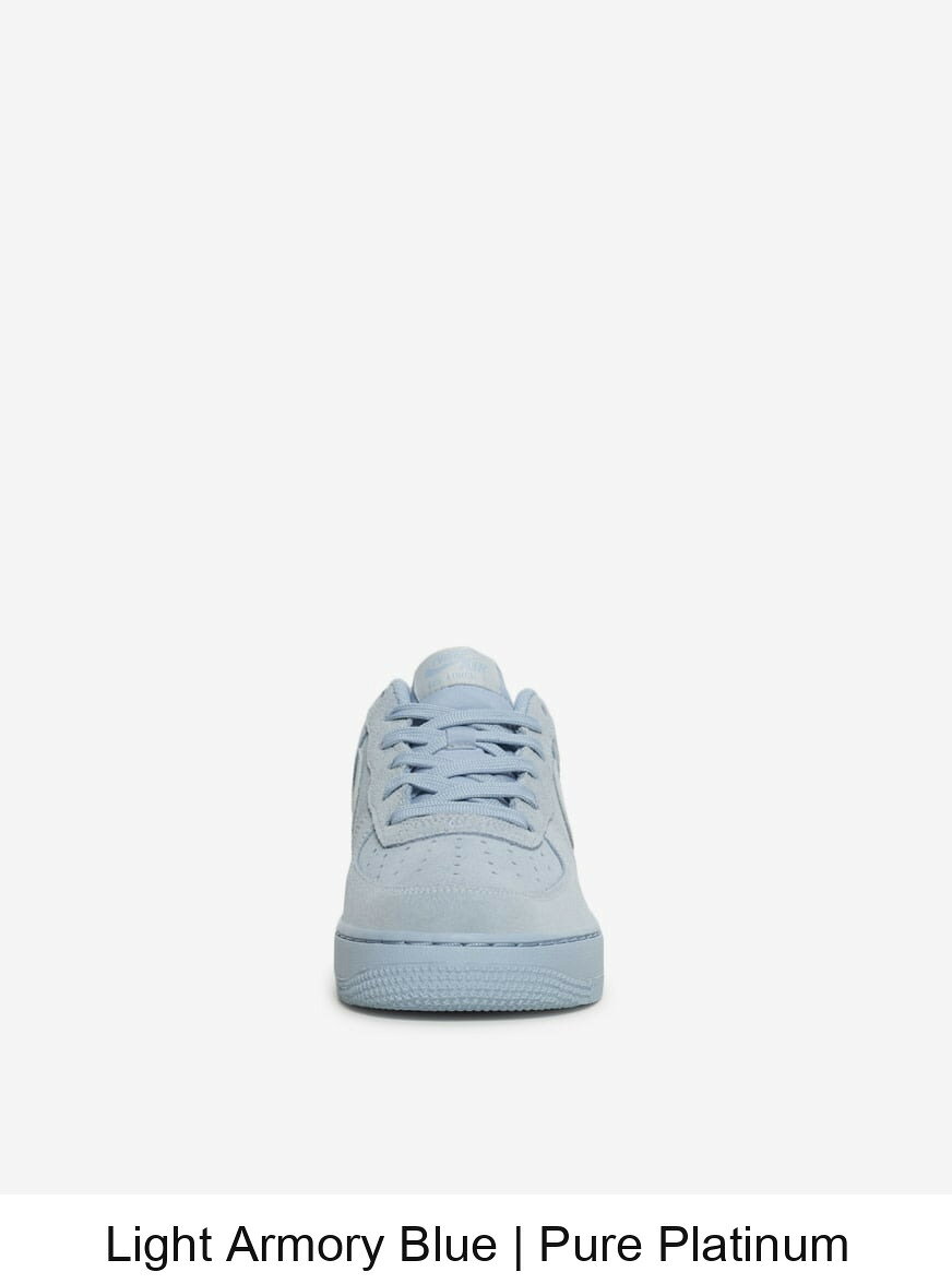 Nike Big Kids Air Force 1 LV8 IB5688-400 Light Armory Blue Pure Platinum — vista 3