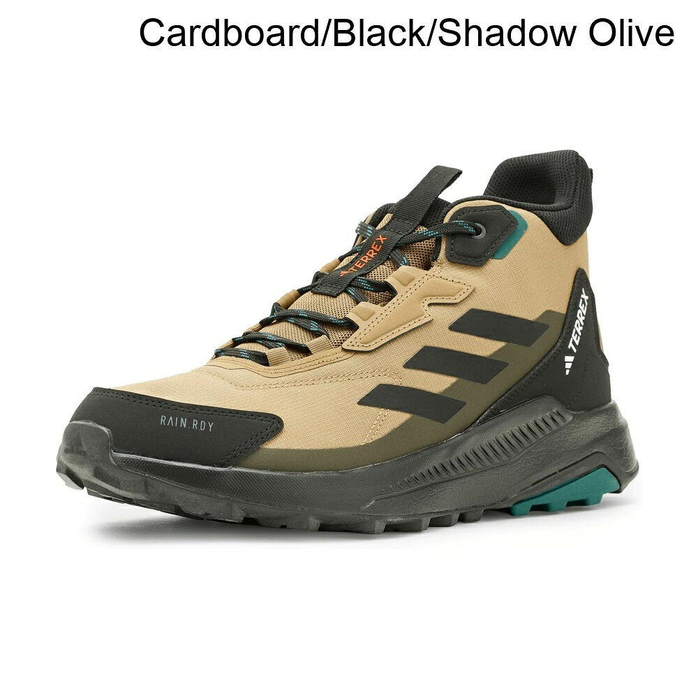 ■商品詳細■機能 1さまよい、 roam、探検。これらのadidas? Outdoor Terrex? Anylander Mid Top Rain.RDY ハイキングシューズを履いて、高いところも低いところも、湿ったところも乾いたところも探検してください。ミッドハイトのカフが足首をサポートし、クッション性のあるミッドソールが持続的な快適さを提供します。RAIN.RDYは、ガセット付きの舌と連携して要素を遮断し、湿った条件でも足を乾燥させ快適に保ちます。長期間の耐久性を考慮して作られており、確実なグリップのためにTraxionアウトソールを備えています。リサイクルを選ぶことで、すでに作成された材料を再利用でき、廃棄物を削減するのに役立ちます。再生可能な材料の選択は、有限資源への依存を取り除くのに役立ちます。リサイクルおよび再生可能な材料のブレンドで作られた製品は、これらの材料の合計の少なくとも20％を特徴としています。■機能 2強化されたトウキャップを備えたテキスタイルアッパー。■機能 3天然ゴムのライニングとゴムのインソール。■機能 4レースアップクロージャー。■機能 5レギュラーフィット。■機能 6プルタブ。■機能 7ラウンドトウ。■機能 8エチレンビニルアセテートミッドソール。■機能 9ゴムアウトソール。■機能 10輸入品。■機能 11製品の測定は、サイズ10、幅D - ミディアムを使用して行われました。測定値はサイズによって異なる場合がありますのでご注意ください。■機能 12測定：重量：0.057 kg■機能 13SKU 10000002■備考(取寄) アディダス テレックス アニランダー ミッド トップ レイン.RDY ハイキングシューズ adidas outdoor Terrex Anylander Mid Top Rain.RDY Hiking Shoesadidas アディダス シューズ ブーツ スニーカー アウトドア ブランド Shoes Boots トレッキング 登山 カジュアル ストリートzp_10000002