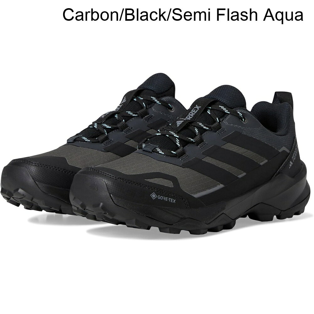 ■商品詳細■特徴 1高いか低いか、近いか遠いか、これらのadidas? Terrexハイキングシューズは、技術的な地形で素早く動くために作られています。軽量で機敏であり、防水性で通気性のあるGORE-TEX?メンブレンが湿った条件を遮断しながら足を呼吸させます。LIGHTMOTION EVAミッドソールは、荒れた地形でのサポートとクッションを提供しながら、速く軽い感覚を与えます。Continental?ラバーアウトソールは、根、岩、そして固い地面の上で自信を持ってトラクションを提供します。湿っていても乾いていても。■特徴 2レギュラーフィット。■特徴 3リップストップアッパーにオーバーレイ。■特徴 4OrthoLite?ソックライナー。■特徴 5ポリエステルライニング。■特徴 6ラウンドトゥシェイプ。■特徴 7レースアップクロージャー。■特徴 8アンクルプルタブ。■特徴 9輸入品。■特徴 10製品の測定はサイズ6、幅B - ミディアムを使用して行われました。測定値はサイズによって異なる場合がありますのでご注意ください。■特徴 11測定値：重量：0.057 kg■特徴 12SKU 10000003■備考(取寄) アディダス テレックススカイチェイサーAX5ゴアテックスハイキングシューズ adidas outdoor Terrex Skychaser AX5 GORE-TEX Hiking Shoesadidas アディダス シューズ ブーツ スニーカー アウトドア ブランド Shoes Boots トレッキング 登山 カジュアル ストリートzp_10000003