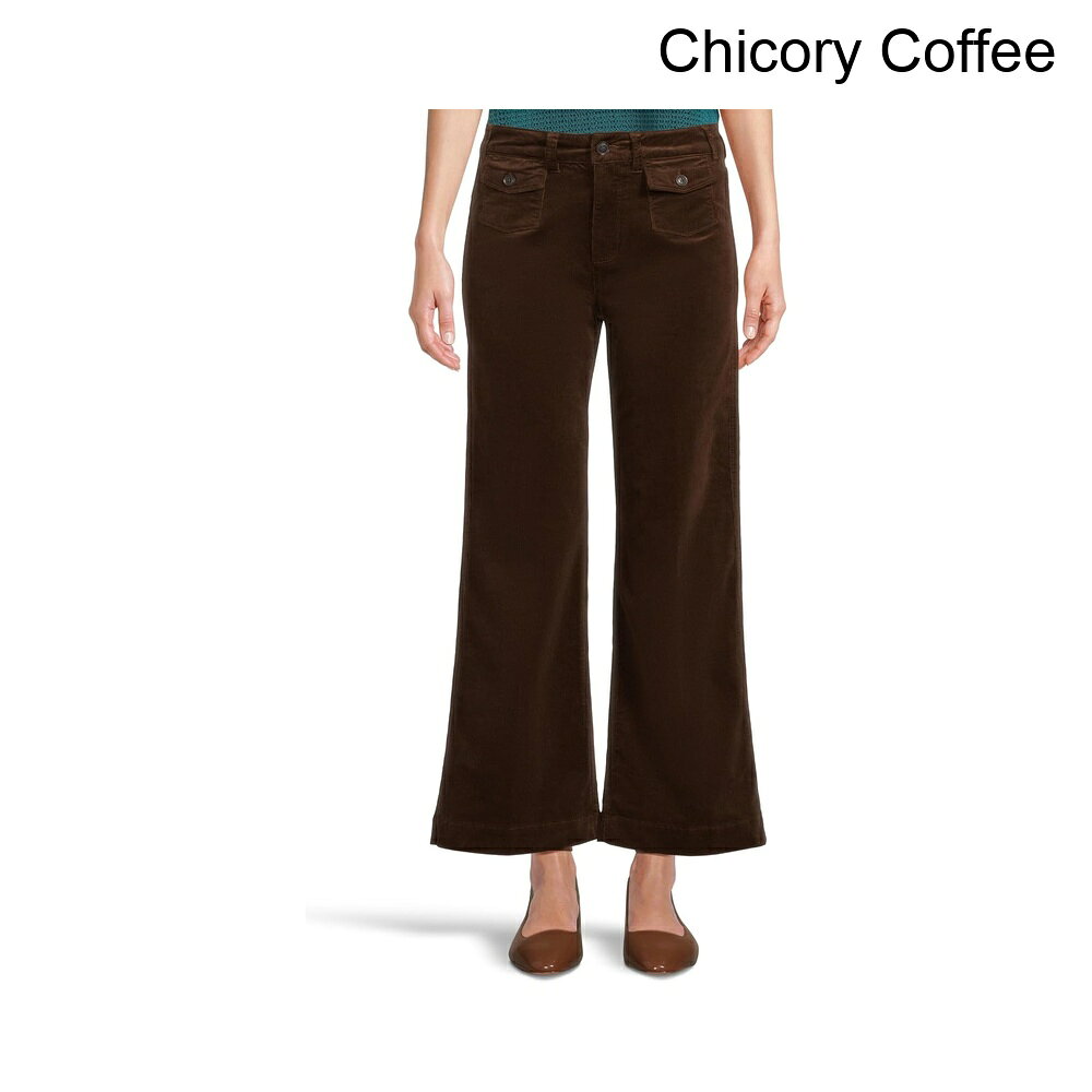 (取寄) ペイジ リーナアンクルミニパッチポケットインチコリコーヒー paige Leenah Ankle Mini Patch Pockets In Chicory Coffee