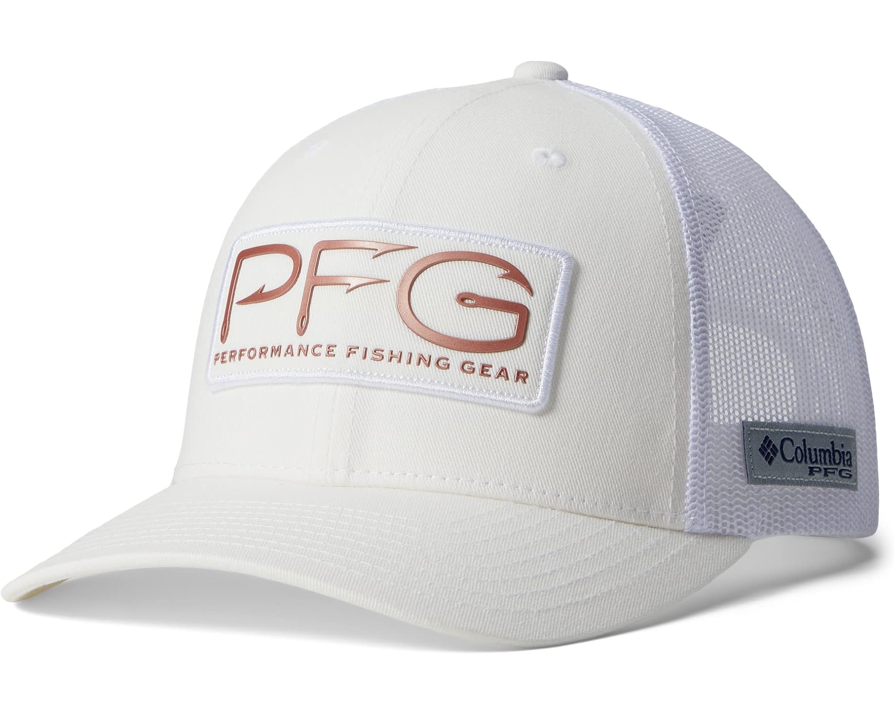 (取寄) コロンビア パフォーマンス フィッシング ギア メッシュ ボール キャップ Columbia PFG Mesh Ball Cap White/PFG Hooks Logo