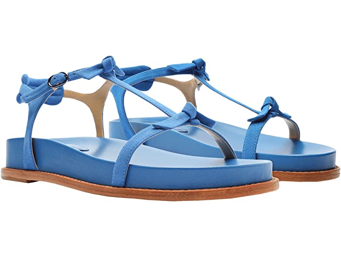 (取寄) アレクサンドル バーマン レディース スリム クラリタ スポーツ サンダル レザー Alexandre Birman women Slim Clarita Sport Sandal Leather Atlantic Blue