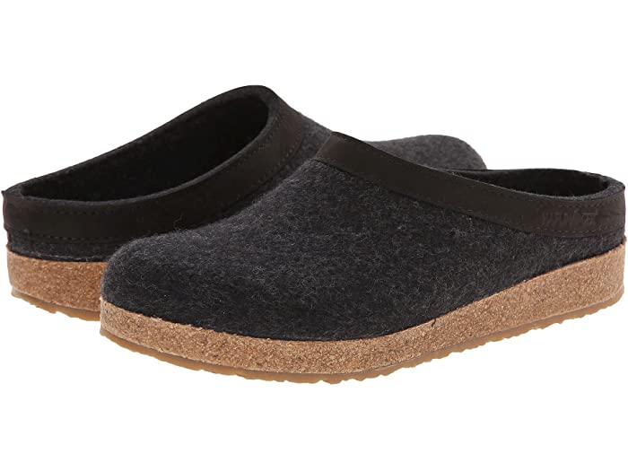 () ϥե󥬡 GZL 쥶 ȥ ꥺ꡼ Haflinger GZL Leather Trim Grizzly Charc...