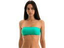 () I f \ fB[X wAoh rLj gbv Rio de Sol women Rio de Sol Bandeau Bikini Top Green