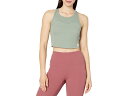 () AfB_X fB[X EW uh ^N adidas women adidas Lounge Ribbed Tank Silver Green