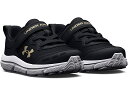 (取寄) アンダーアーマー シューズ キッズ アサート 10 オルタネイト クロージャー (トドラー) Under Armour Kids girls Assert 10 Alternate Closure (Toddler) Black/Black/Metallic Gold