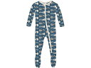 (取寄) キッキー パンツ キッズ キッズ プリント フッティー ウィズ ジッパー (インファント) Kickee Pants Kids kids Kickee Pants Kids Print Footie with Zipper (Infant) Deep Sea Guitar Birds