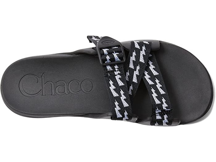 (取寄) チャコ レディース チロス スライド Chaco women Chaco Chillos Slide Bolt Black/White 2