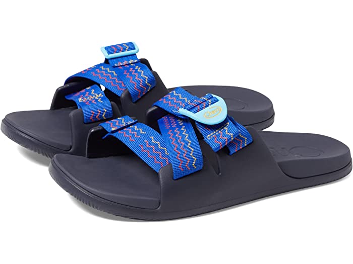 () `R fB[X `X XCh Chaco women Chaco Chillos Slide Lasagna Blue