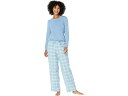 (取寄) エルエルビーン レディース コージー Pj セット L.L.Bean women L.L.Bean Cozy PJ Set Soft Blue