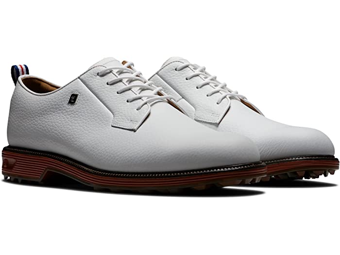 (取寄) フットジョイ メンズ ドライジョイズ プレミア ゴルフシューズ FootJoy men FootJoy DryJoys Premiere Golf Shoes Cool White/Red