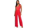 (取寄) アドリアナ パぺル レディース ラッフル ショルダー ストレッチ クレープ ジャンプスーツ Adrianna Papell women Adrianna Papell Ruffle Shoulder Stretch Crepe Jumpsuit Calypso Coral