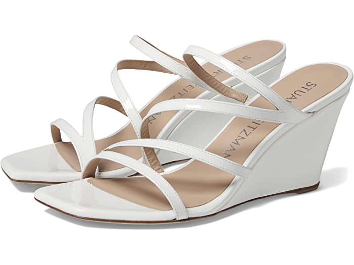 () 奢 磻ĥޥ ǥ 85 å Stuart Weitzman women Stuart Weitzman Strapeze 85 Wedge White