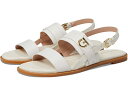 (取寄) コールハーン レディース シャーロット フラッツ サンダル Cole Haan women Cole Haan Charlotte Flat Sandal Ivory Leather