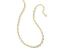 () PhXRbg fB[X xC[ `FC lbNX Kendra Scott women Kendra Scott Bailey Chain Necklace Gold White Mix