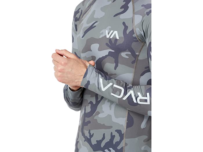 (取寄) ルーカ メンズ L/S ラッシュガード RVCA men L/S Rashguard Camo