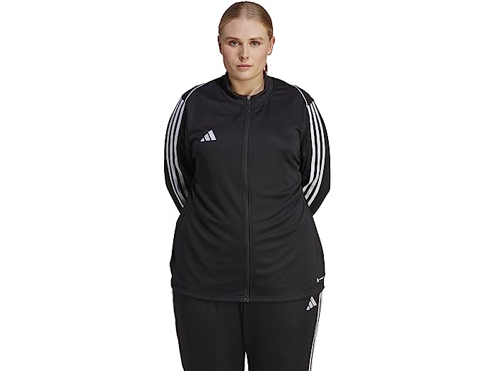 (取寄) アディダス レディース プラス サイズ ティロ 23 リーグ トレーニング ジャケット adidas women adidas Plus Size Tiro 23 League Training Jacket Black