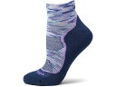 (取寄) ダーンタフバーモント レディース ライト ハイカー 1/4 ライトウェイト ウィズ クッション Darn Tough Vermont women Light Hiker 1/4 Lightweight with Cushion Cosmic Purple(4)