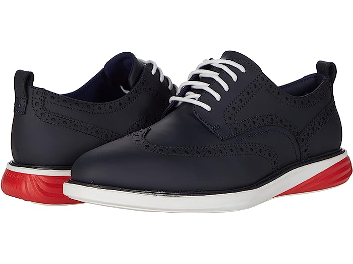 (取寄) コールハーン メンズ グランド エボリューション ショートウィング Cole Haan men Cole Haan Grand Evolution Shortwing India Ink/Tango Red/Optic White