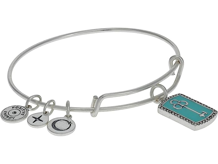 (取寄) アレックス アンド アニ レディース パス オブ キー ブレスレット Alex and Ani women Alex and Ani Path of Symbols, Key Bracelet Antique Silver