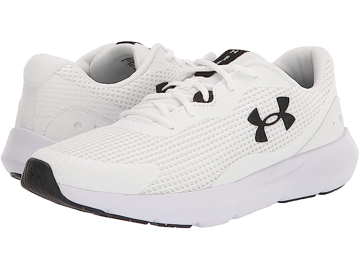 (取寄) アンダーアーマー シューズ メンズ サージ 3 Under Armour men Surge 3 White/White/Black