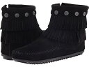 ȥ饰㤨( ߥͥȥ ǥ ֥ ե  å ֡ Minnetonka women Minnetonka Double Fringe Side Zip Boots Black SuedeפβǤʤ27,610ߤˤʤޤ