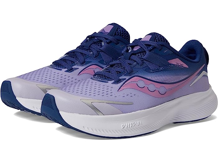 (取寄) サッカニー キッズ ガールズ ライド 15 (リトル キッド/ビッグ キッド) Saucony Kids girls Saucony Kids Ride 15 (Little Kid/Big Kid) Mauve/Indigo