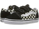 (取寄) バンズ キッズ キッズ オールド スクール V (トドラー) Vans Kids kids Vans Kids Old Skool V (Toddler) (Primary Check) Black/White