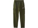 (取寄) ナイキ キッズ ボーイズ NSW クラブ カーゴ パンツ (ビッグ キッズ) Nike Kids boys Nike Kids NSW Club Cargo Pants (Big Kids) Rough Green/Rough Green/White