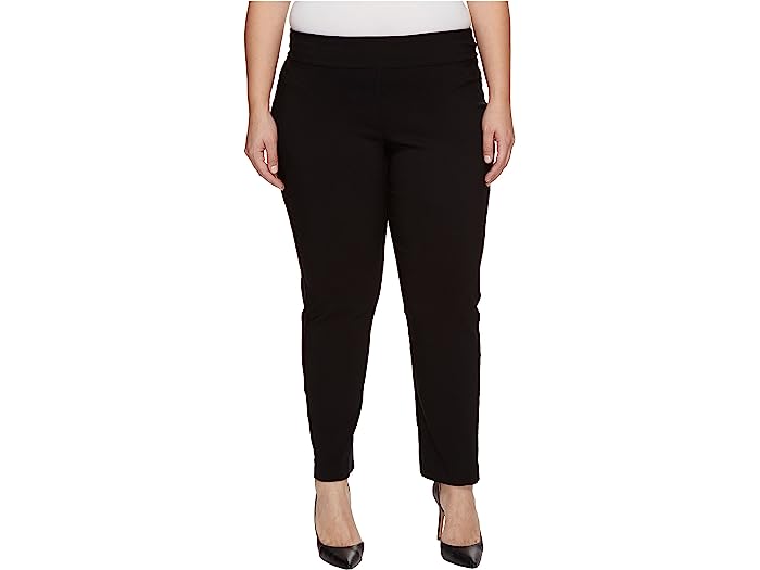 () NCW[ [ fB[X vX TCY v-I AN pc Krazy Larry women Krazy Larry Plus Size Pull-On Ankle Pants Black