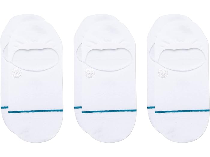 (取寄) スタンス アイコン ノー ショー 3-パック Stance Icon No Show 3-Pack White