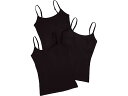 (取寄) パクト レディース オーガニック コットン シェルフ ブラ キャミソール 3-パック PACT women Organic Cotton Shelf Bra Camisole 3-Pack Black