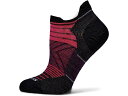 () X}[gE[ fB[X  [ NbV XgCv E AN Smartwool women Smartwool Run Zero Cushion Stripe Low Ankle Power Pink