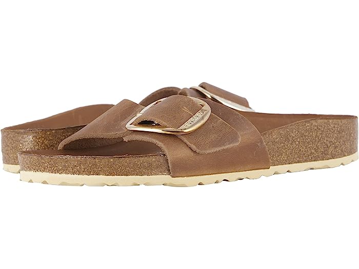 (取寄) ビルケンシュトック レディース マドリッド ビッグ バックル - オイルド レザー Birkenstock women Madrid Big Buckle - Oiled Leather Antique Cognac Leather
