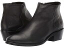 (取寄) フライ レディース カーソン パイピング ブーティ Frye women Carson Piping Bootie Black Soft Full Grain