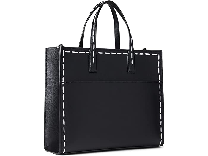 (取寄) カール ラガーフェルド パリ レディース ヌーヴォー トート Karl Lagerfeld Paris women Nouveau Tote Black/Silver