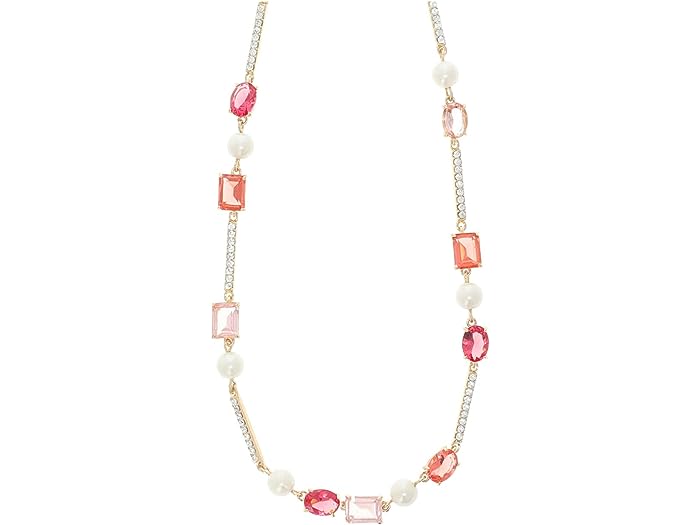 () [ t[ fB[X Xg[ J[ lbNX LAUREN Ralph Lauren women LAUREN Ralph Lauren Stone Collar Necklace Gold/Pink/Pearl