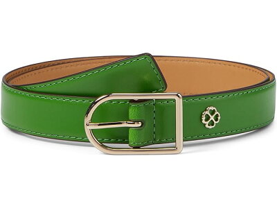(取寄) ケイトスペード レディース 25 ウム ベルト ウィズ アシンメトリカル バックル Kate Spade New York women Kate Spade New York 25 mm Belt with Asymmetrical Buckle KS Green
