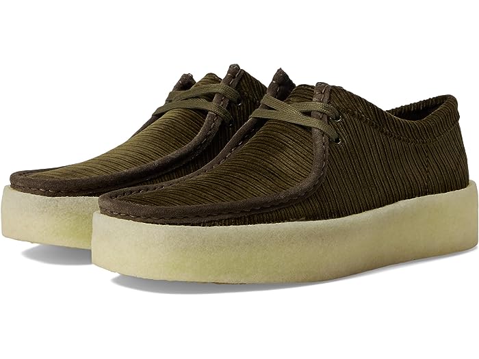 () 顼  塼  ӡ å Clarks men Wallabee Cup Green Cord Text...