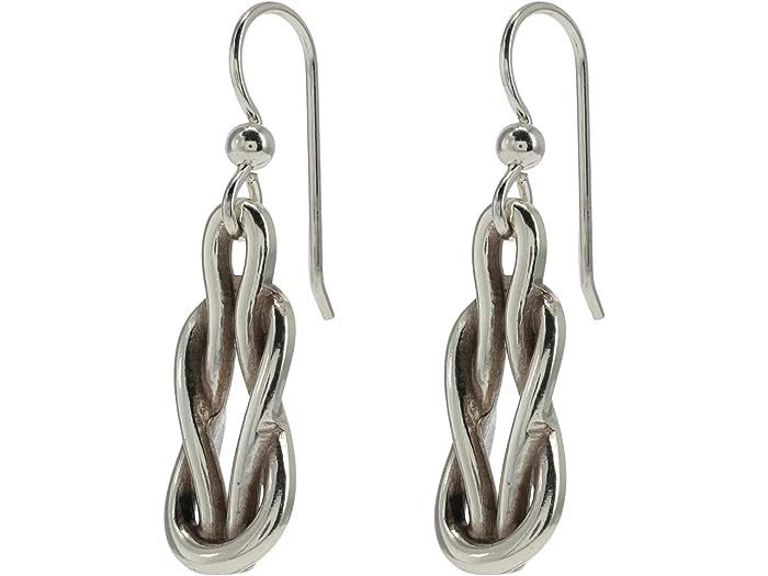 (取寄) ブライトン レディース インターロック ハーモニー フレンチ ワイヤー ドロップ イヤリングス Brighton women Brighton Interlok Harmony French Wire Drop Earrings Silver