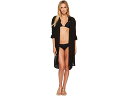 (取寄) シーフォリー レディース クリンクル ツイル ビーチ シャツ Seafolly women Seafolly Crinkle Twill Beach Shirt Black