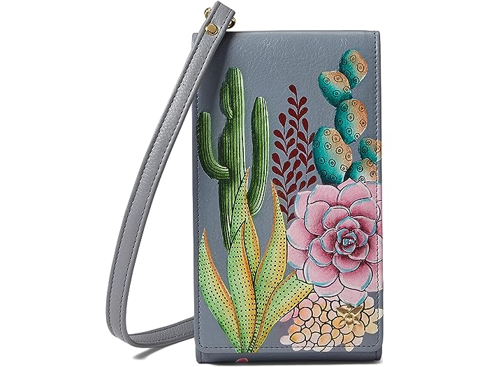 () AkVJ fB[X X}[gtH NX{fB - 1154 Anuschka women Anuschka Smartphone Crossbody - 1154 Desert Garden