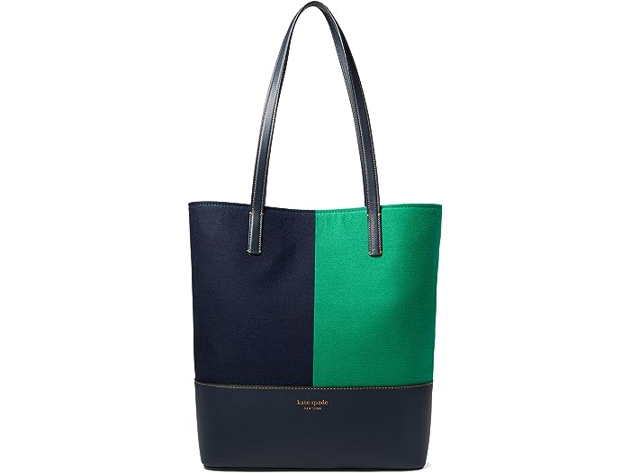 () ȥڡ ǥ Х꡼ 졼 ȥ饤 㥫 顼 ȡ Kate Spade New York women Kate Spade New York Waverly Racing Stripe Jacquard Large Tote Blazer Blue Multi