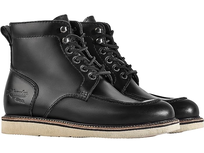 () ߥ륦 ֡ ѥˡ  ֥åɥե å ȥ ֡ Milwaukee Boots Company men Milwaukee Boots Company Bradford Moc Toe Boots Black